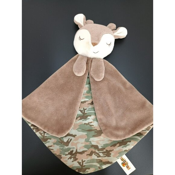 Soft Baby Deer Security Blanket With Camouflage Lining 12" By Bass Pro Shops - Picture 3 of 8